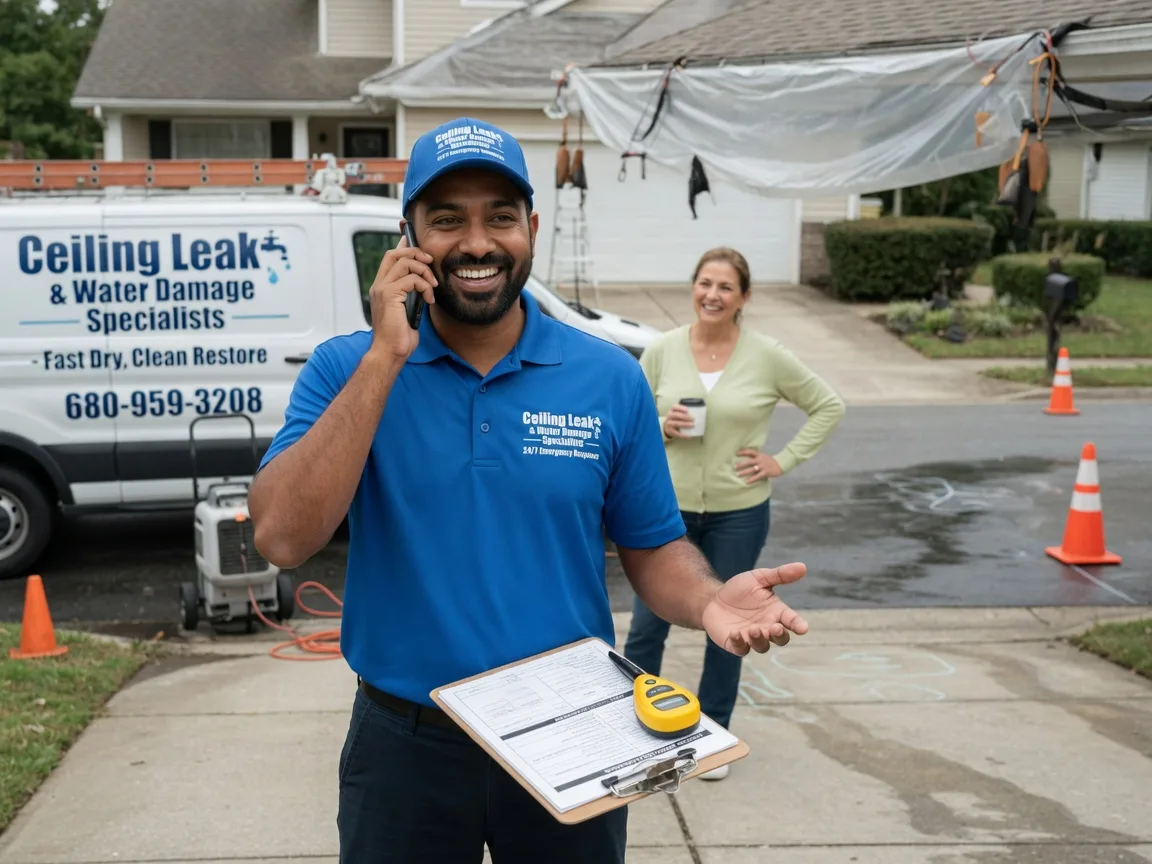 Ceiling Leak Cleanup Bondville, VT FAQs